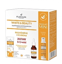 Fragrances, Perfumes, Cosmetics Set - Floslek White & Beauty Set (f/cr/30ml + f/peel/30ml + f/toner/50ml)