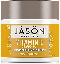 Fragrances, Perfumes, Cosmetics Face and Body Cream with Vitamin E - Jason Natural Cosmetics Age Renewal Vitamin E