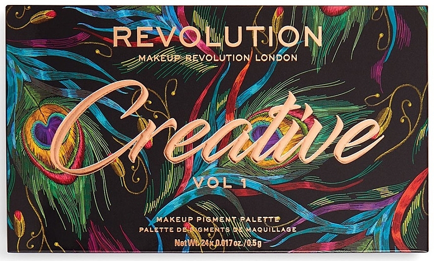 Eyeshadow Palette, 24 Shades - Makeup Revolution Creative Vol 1 Eyeshadow Palette — photo N3