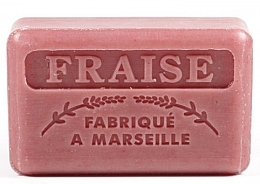 Fragrances, Perfumes, Cosmetics Marseilles Soap "Strawberry" - Foufour Savonnette Marseillaise Fraise