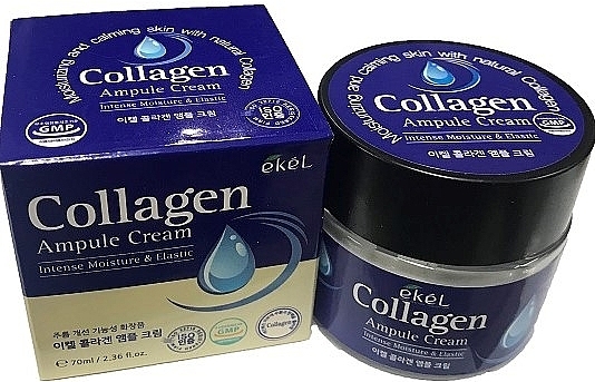 Collagen Face Ampoule Cream - Ekel Collagen Ampule Cream — photo N4