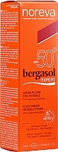 Fragrances, Perfumes, Cosmetics Sun Fluid - Noreva Laboratoires Bergasol Expert IFluid Cream Invisible Finish SPF50+