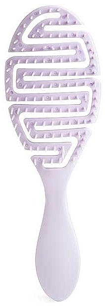 Hair Brush, purple - IDC Institute Flexible Hair Brush — photo N1