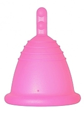 Fragrances, Perfumes, Cosmetics Menstrual Cup with Stem, size XL, fuchsia - MeLuna Sport Shorty Menstrual Cup Stem