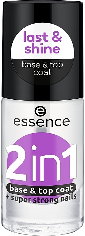 Base & Top Coat - Essence 2 In 1 Base & Top Coat — photo N2