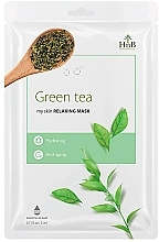 Fragrances, Perfumes, Cosmetics Green Tea Sheet Mask - HnB My Skin Relaxing Mask Green Tea