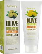 Fragrances, Perfumes, Cosmetics Moisturizing Olive Cleansing Foam - FarmStay Olive Intensive Moisture Foam Cleanser