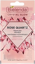 Fragrances, Perfumes, Cosmetics Moisturizing & Brightening Face Mask Primer - Bielenda Crystal Glow Rose Quartz