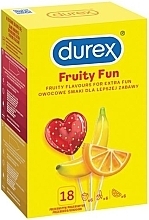 Fragrances, Perfumes, Cosmetics Condoms, 18 pcs - Durex Fruity Fun