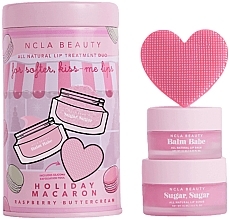 Fragrances, Perfumes, Cosmetics Set - NCLA Beauty Holiday Macaron Lip Set (l/balm/10ml + l/scrub/15ml + massager)