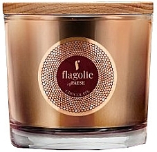 Fragrances, Perfumes, Cosmetics Scented Candle in Glass "Chocolate" - Flagolie Fragranced Candle Chocolate