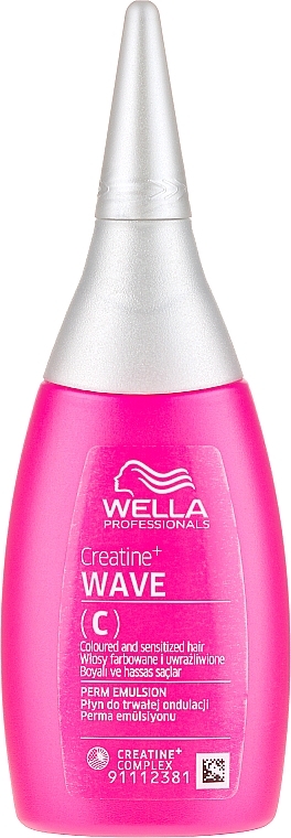 Perm Hair Lotion for Normal & Unruly Hair - Wella Professionals Wave C — photo N1