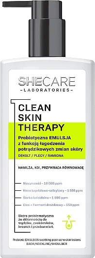 Soothing Probiotic Body Emulsion - SheCare Clean Skin Therapy — photo N1