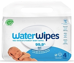Fragrances, Perfumes, Cosmetics Baby Wet Wipes, 4x60 pcs - WaterWipes Baby Wipes