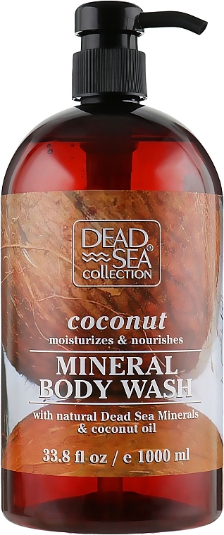 Shower Gel with Dead Sea Minerals & Coconut Oil - Dead Sea Collection Coconut Body Wash — photo N2