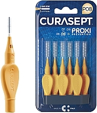 Interdental Brushes P08, 0.8 mm, orange - Curaprox Curasept Proxi Prevention Tangerine — photo N1