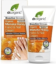 Fragrances, Perfumes, Cosmetics Hand & Nail Cream 'Manuka Honey' - Dr. Organic Bioactive Skincare Manuka Honey Hand & Nail Cream