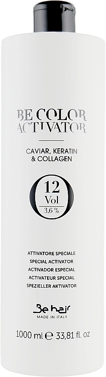 Oxidizer 3,6% - Be Hair Be Color Activator with Caviar Keratin and Collagen — photo N2