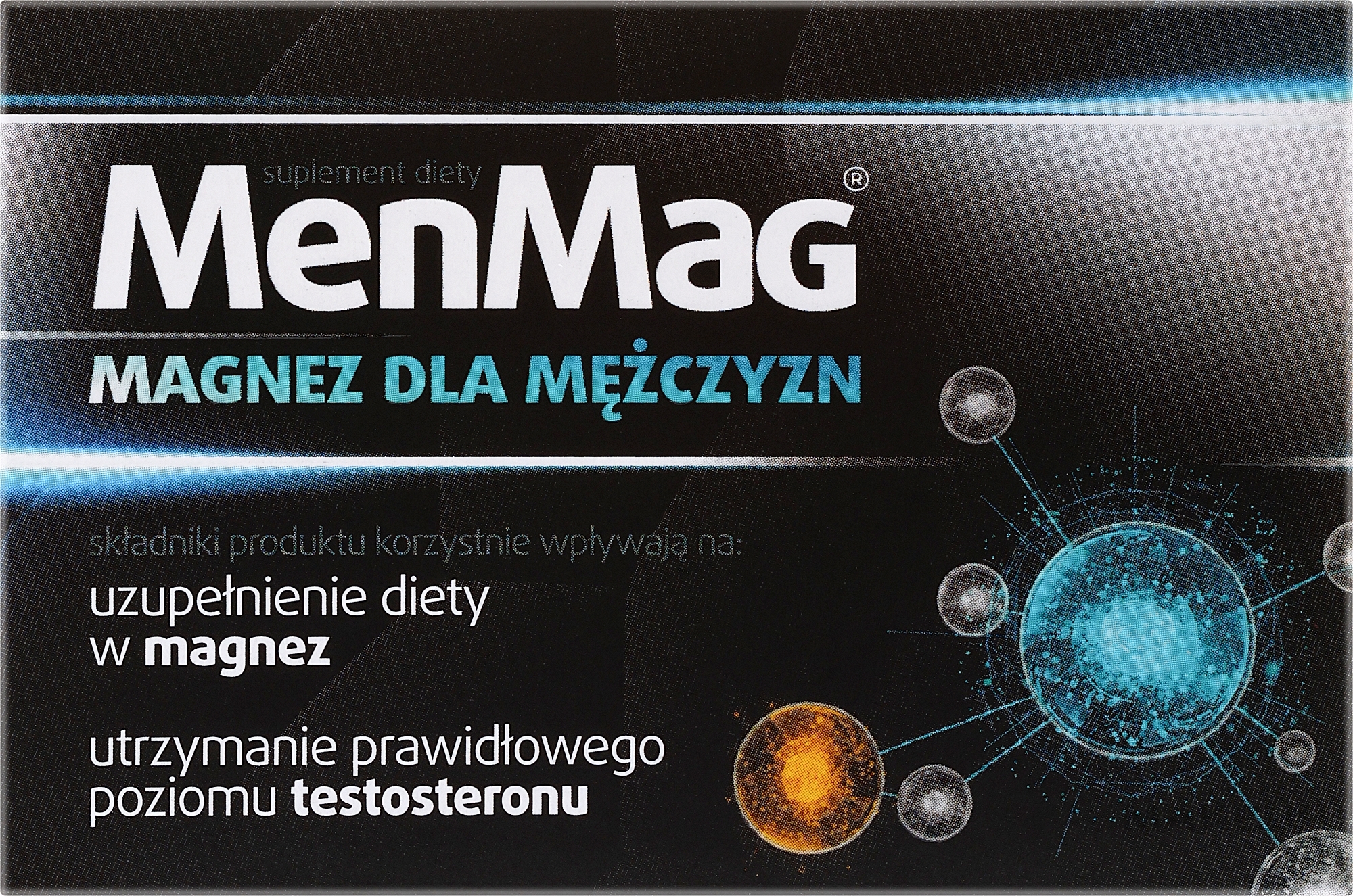 Dietary Supplement for Men, tablets - Aflofarm MenMag — photo 30 szt.