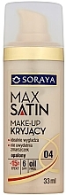 Fragrances, Perfumes, Cosmetics Foundation - Soraya Max Satin Make-up SPF6