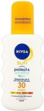 Fragrances, Perfumes, Cosmetics Sunscreen Spray - NIVEA Sun Protect & Sensitive Spray SPF 30