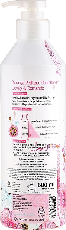 Hair Conditioner "Romantic" - KeraSys Lovely & Romantic Perfumed Rince — photo N2