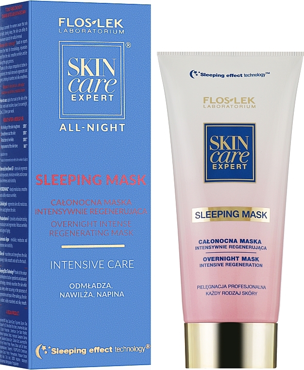 Restoring Face Mask - Floslek Skin Care Expert Overnight Intense Regenerating Mask — photo N5