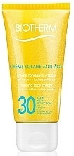 Fragrances, Perfumes, Cosmetics Anti-Aging Facial Sun Cream - Biotherm Sun Protection Creme Solaire Anti-age SPF 30