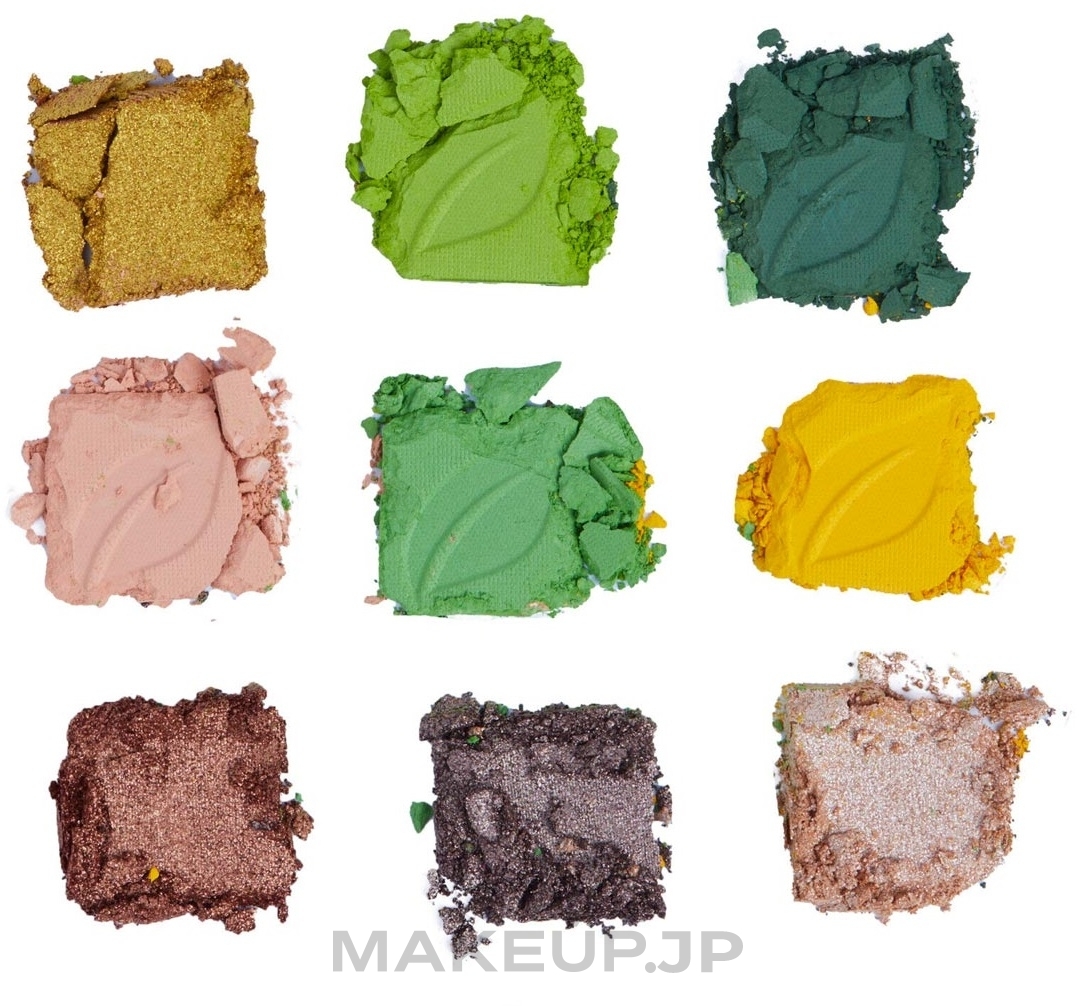 Eyeshadow Palette - Makeup Revolution Artist Collection Ultimate Neon Palette — photo Green Haze