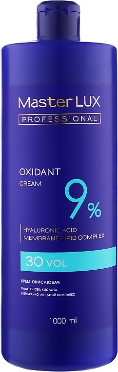 Oxidizing Cream 9% - Master LUX Professional — photo N1