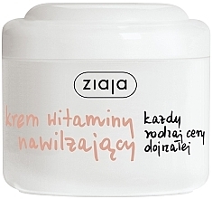 Fragrances, Perfumes, Cosmetics Moisturizing Face Cream "Vitamin" - Ziaja Face Cream