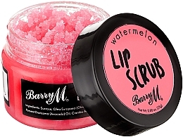 Fragrances, Perfumes, Cosmetics Watermelon Lip Scrub - Barry M Lip Scrub Peeling Watermelon