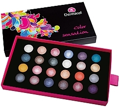 Fragrances, Perfumes, Cosmetics Eyeshadow Palette, 24 Shades - Dermacol Color Sensation Wet & Dry