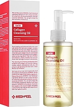 Hydrophilic Oil with Probiotics & Collagen - Medi Peel Red Lacto Collagen Cleansing Oil — photo N2