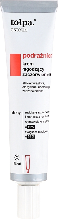 Anti-Redness Soothing Face Cream - Tolpa Estetic Cream — photo N2