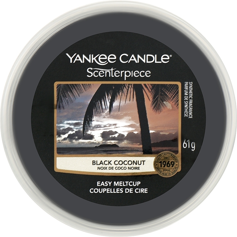 Scented Wax - Yankee Candle Black Coconut Scenterpiece Melt Cup — photo N1