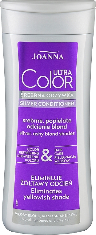 Silver Conditioner for Blonde & Grey Hair - Joanna Ultra Color System — photo N1