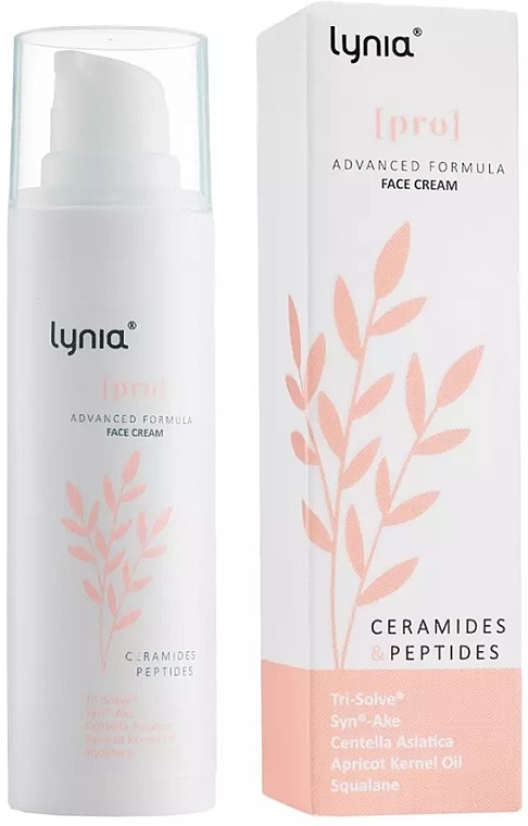 Face Cream with Ceramides & Peptides - Lynia Pro Ceramides and Peptides Face Cream — photo N1