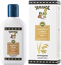 Fragrances, Perfumes, Cosmetics Shampoo for Curly Hair - L'Amande Revitalizing Oat Curly Cream Shampoo