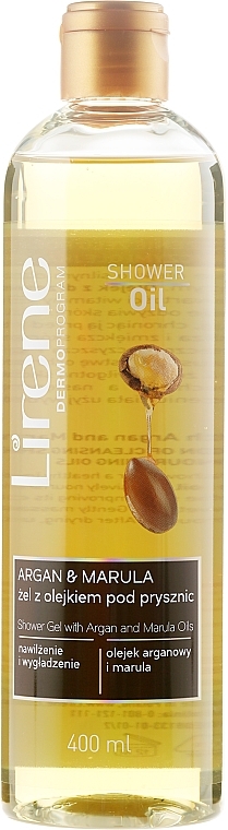 Shower Oil - Lirene Shower Oil Argan + Marula — photo N1