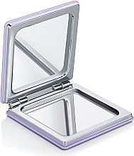 Foldable Pocket Mirror, Square, Lilac - MAKEUP — photo N2