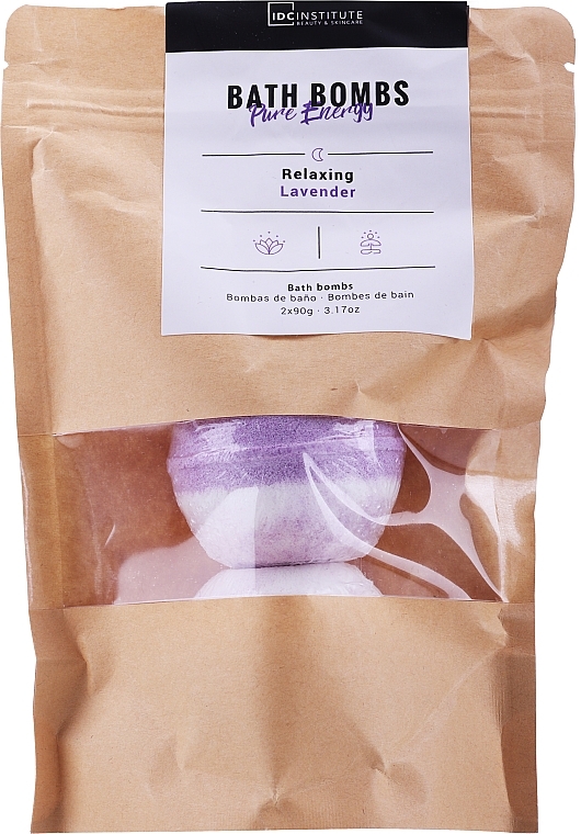 Bath Bomb - IDC Institute Pure Energy Relaxing Lavender — photo N1