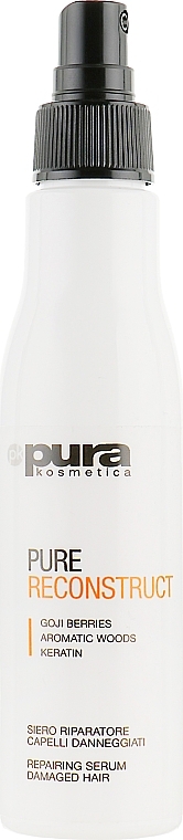 Repair Serum for Damaged Hair - Pura Kosmetica Pure Reconstruct Serum — photo N1