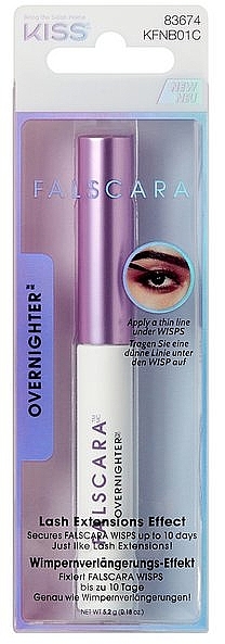 False Lashes Glue - Kiss Falscara Overnighte — photo N5