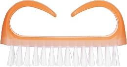 Nail Brush, 8.5 cm, orange - Disna Pharma — photo N1