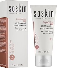 Moisturising & Nourishing Face Cream for Dry Skin - Soskin Hydrawear Creme-Rich Moisturising Protective Care — photo N2