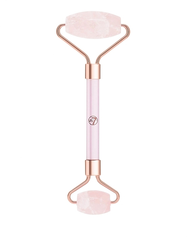 Quartz Face Roller, pink - W7 Cosmetics Rose Quartz Face Roller — photo N1