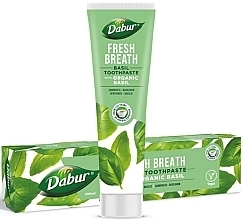 Fragrances, Perfumes, Cosmetics Oganic Basil Toothbrush - Dabur Fresh Breath Basil Toothpaste