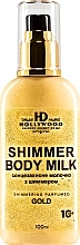 Shimmering Body Milk - HD Hollywood Shimmer Body Milk Gold SPF 10 — photo N1