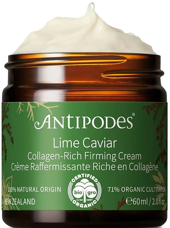 Firming Face Cream - Antipodes Lime Caviar Collagen-Rich Firming Cream — photo N1